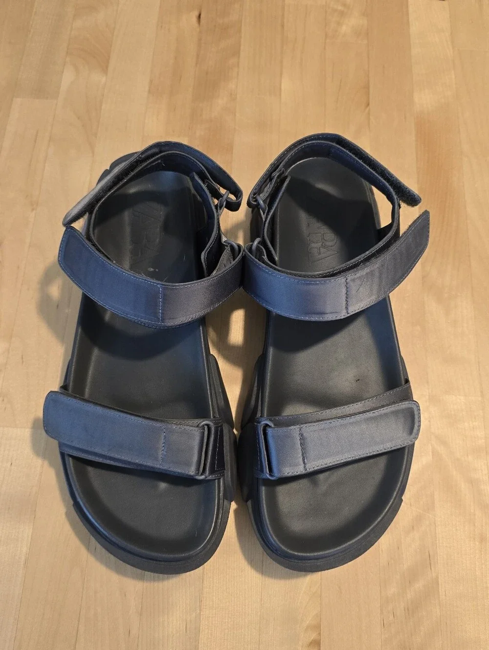 Zara Sport Sandals Blue Size 40 - Picture 2 of 7